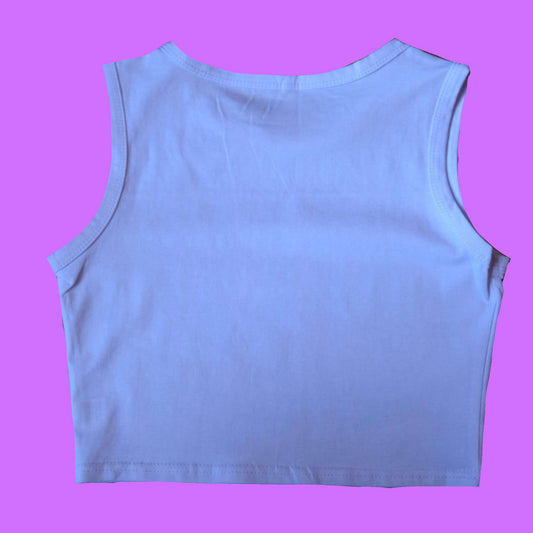 Printed vest top bow sample- S/M 8-12