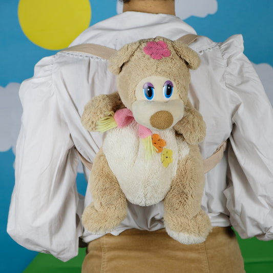 Vintage 90's teddy backpack