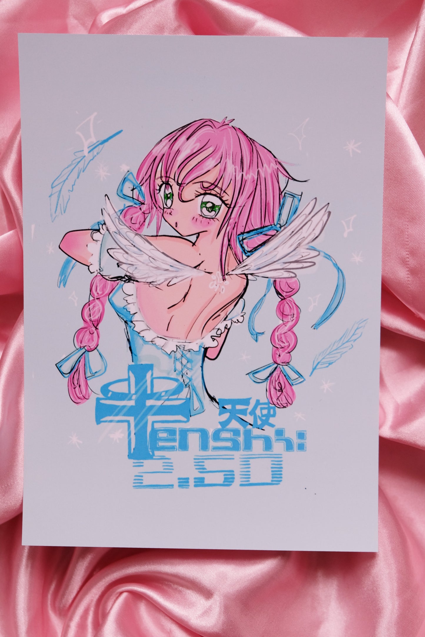 ꒰ა ♡ ໒꒱ Tenshi Print + sticker set꒰ა ♡ ໒꒱