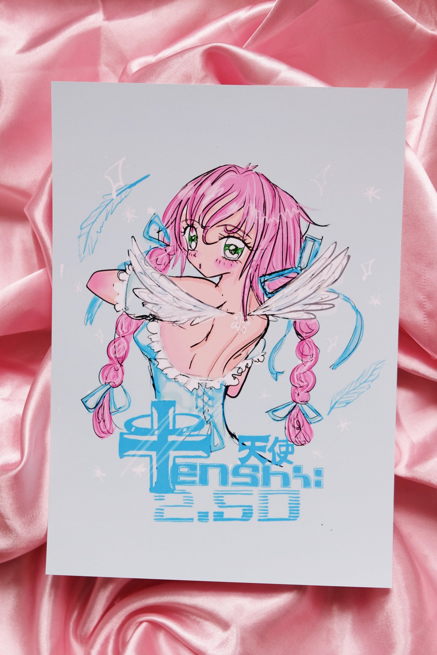 ꒰ა ♡ ໒꒱ Tenshi Print + sticker set꒰ა ♡ ໒꒱