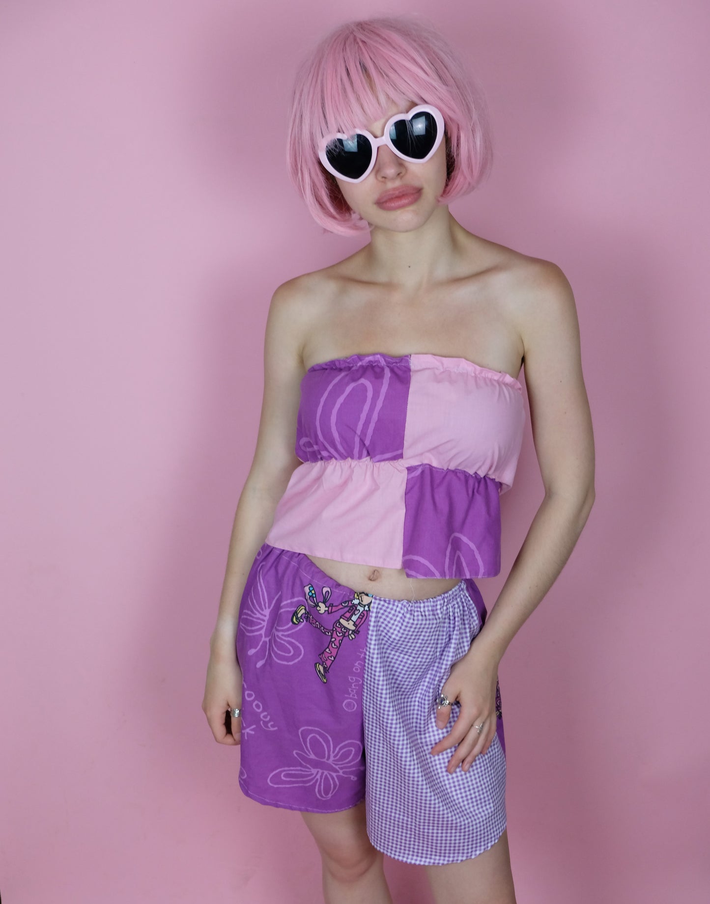 Groovy Chick top and shorts Small- 6-8