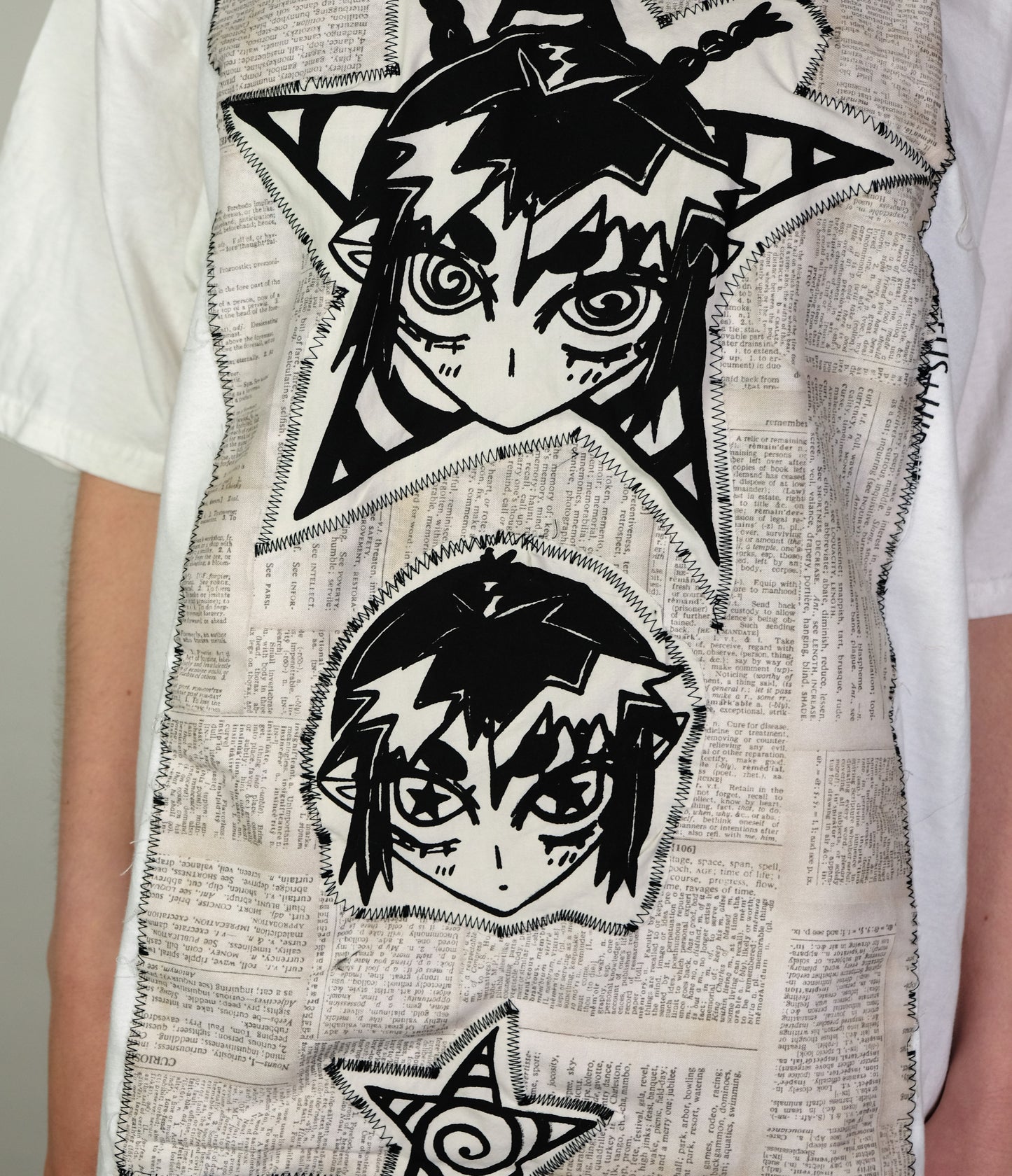 UNISEX Manga screen print tee- XL
