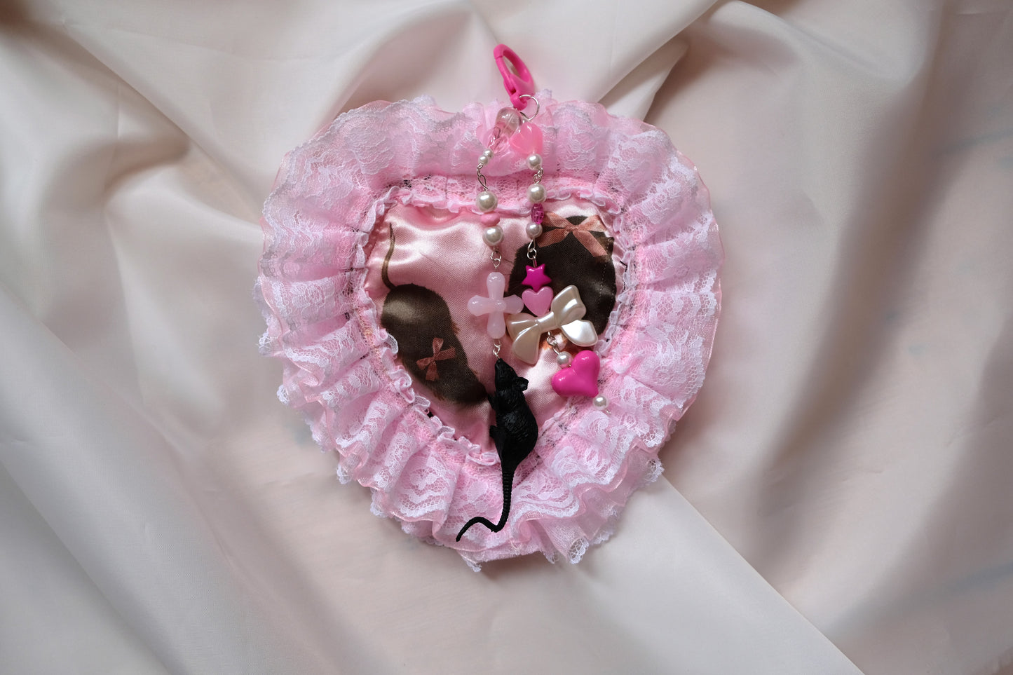 Rat Chunky Bag charms ( 3 colours)