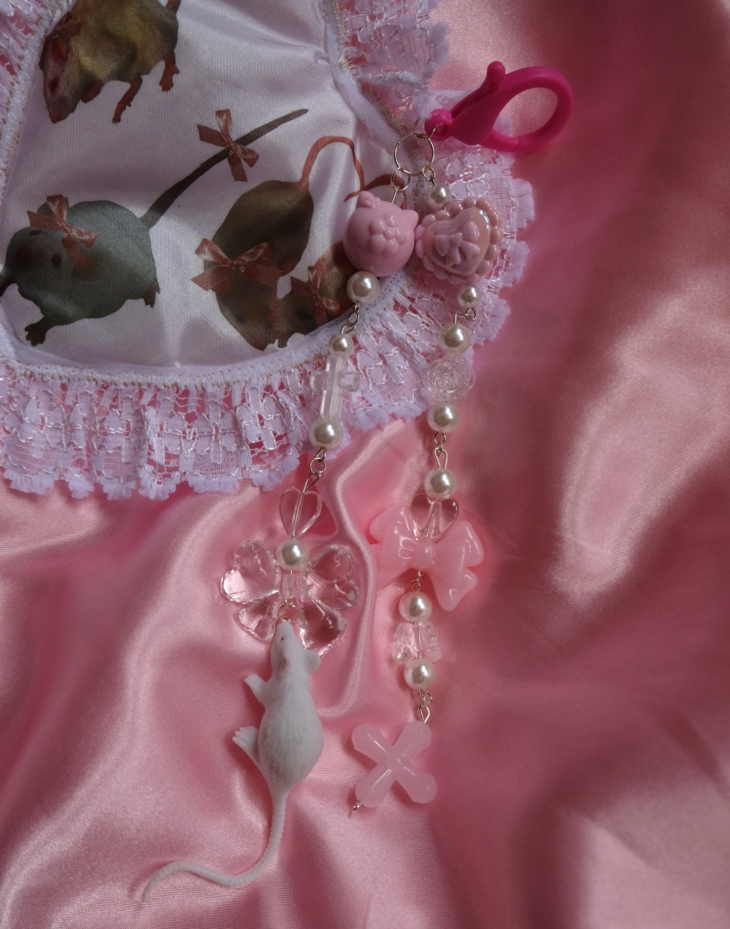 Rat Chunky Bag charms ( 3 colours)