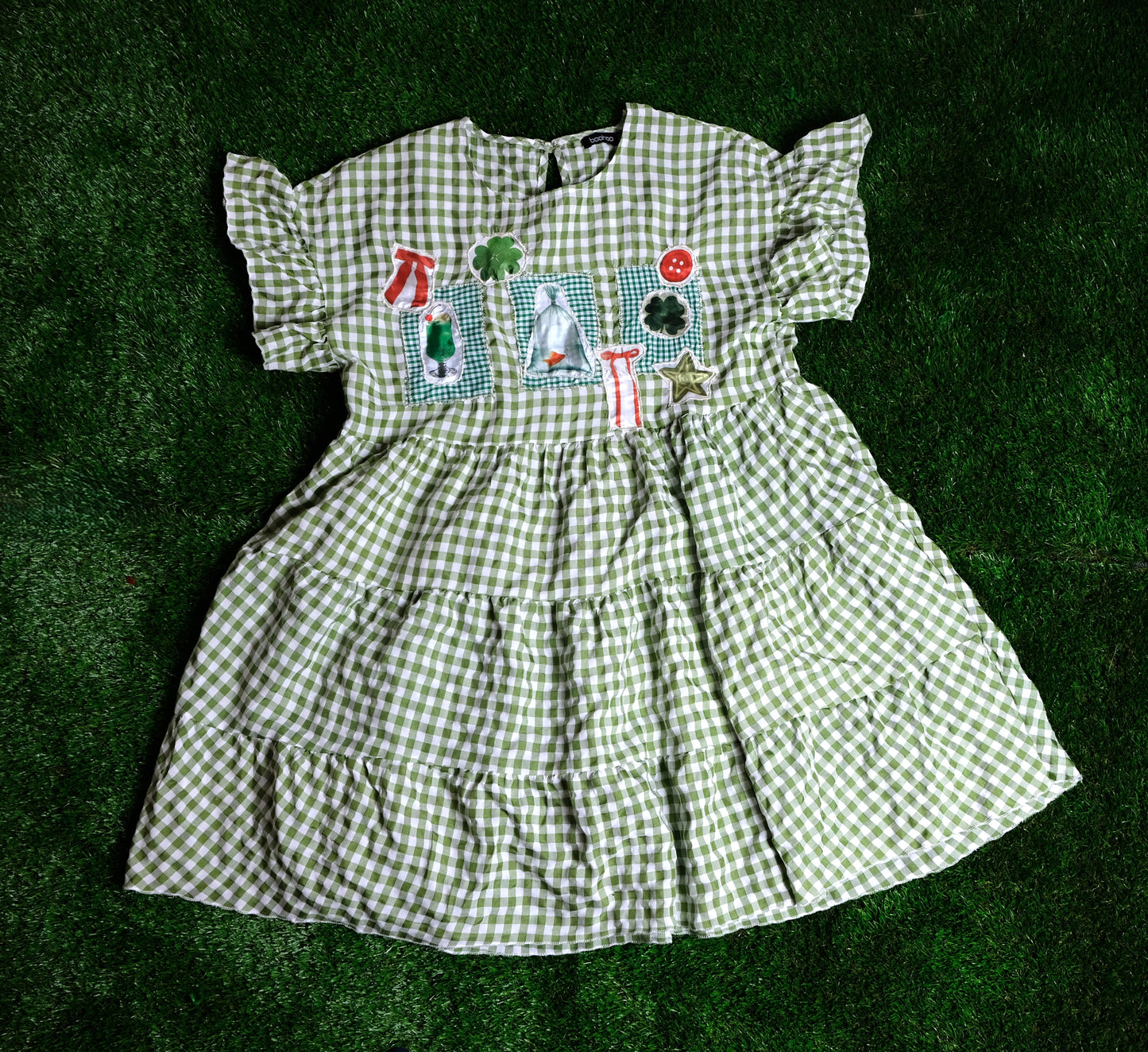 Lucky Day Checker dress- 12-14