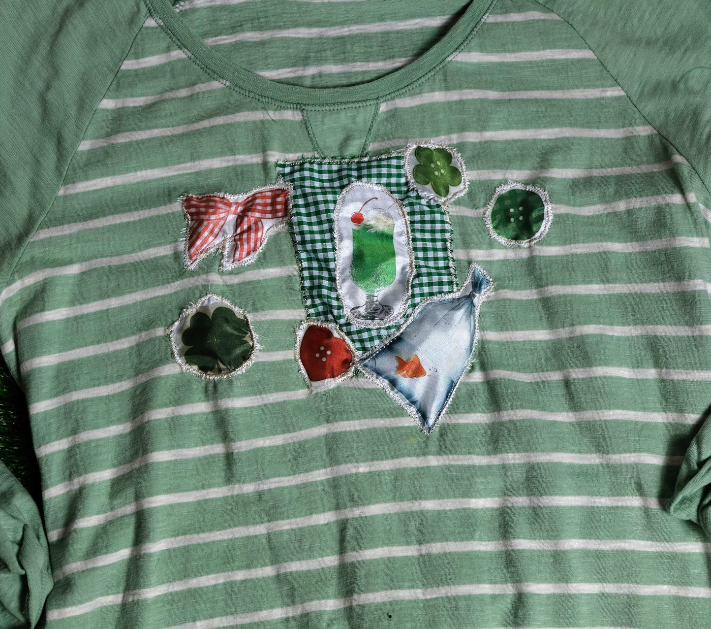 Lucky Day stripe dress- 12-14