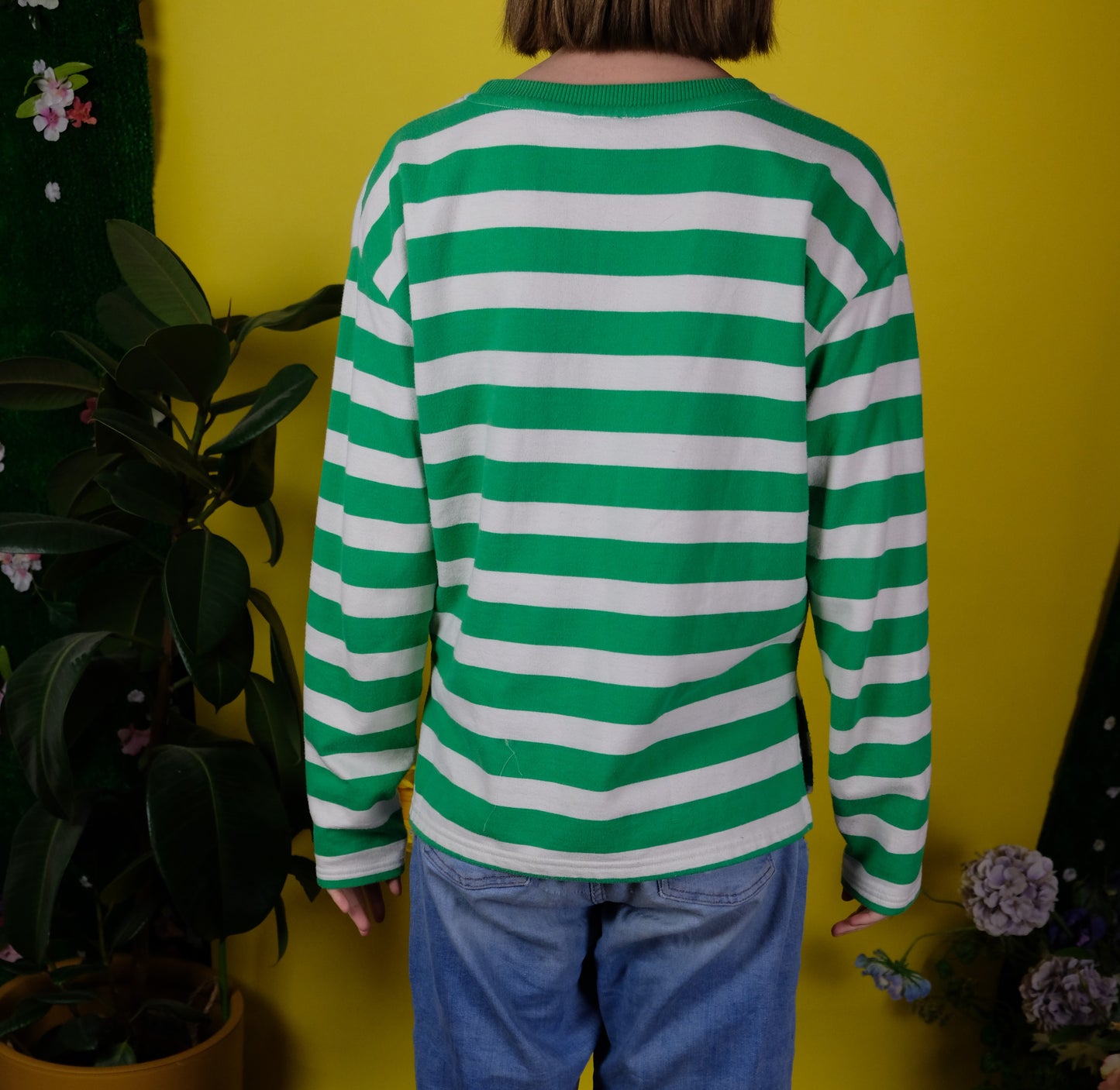 Lucky Day Stripe tee - 8- 10
