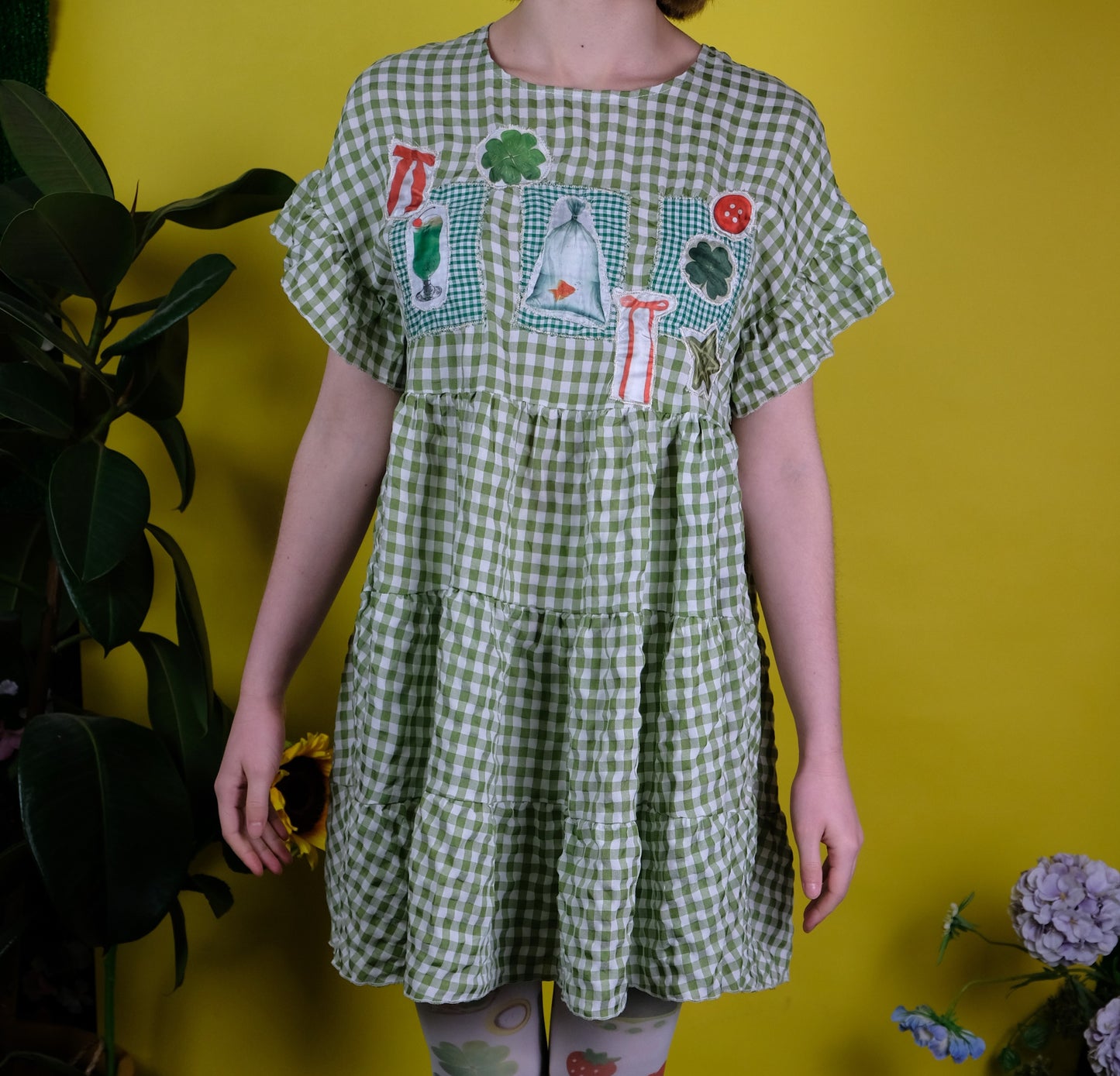 Lucky Day Checker dress- 12-14