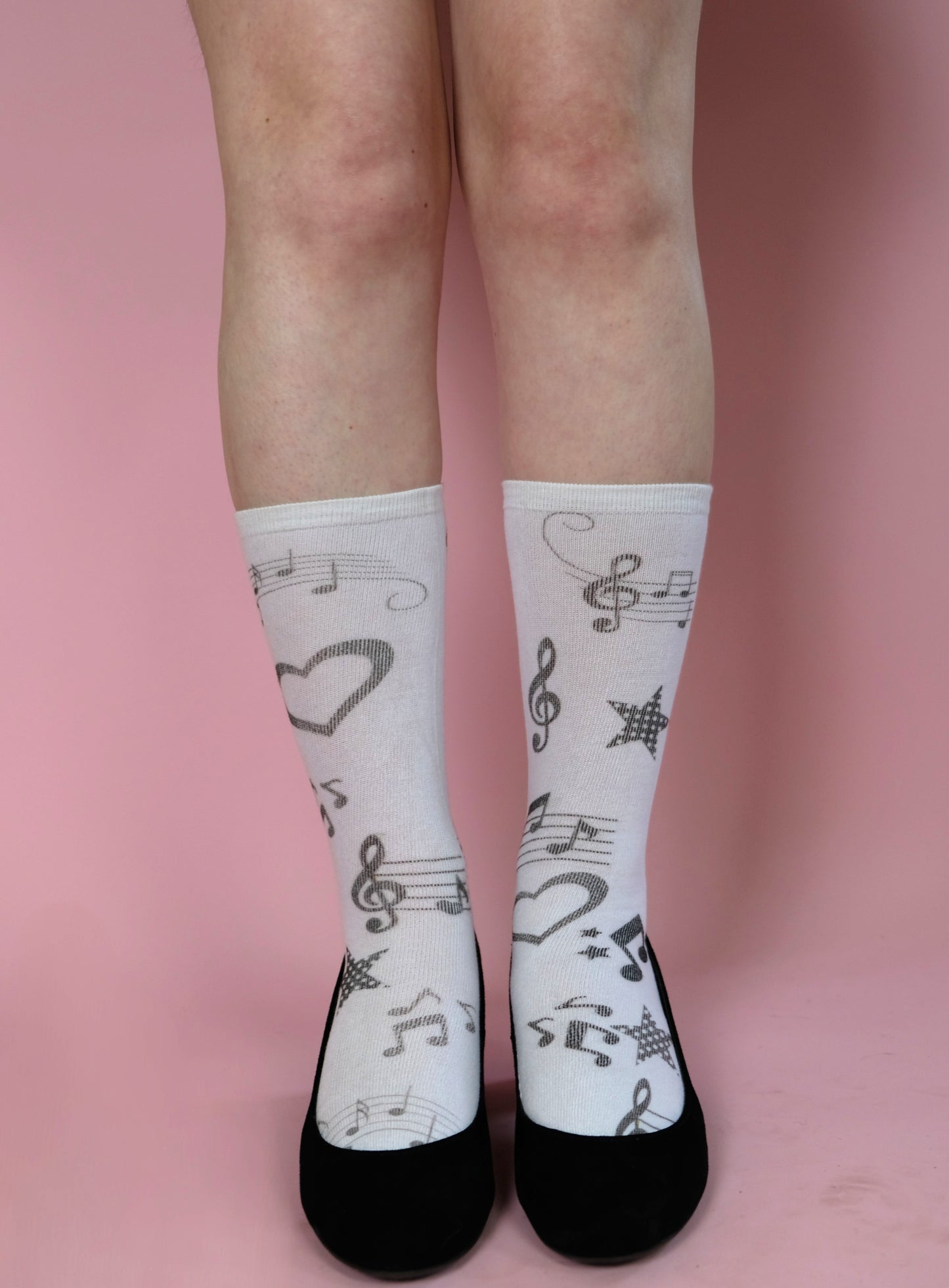 Musical short socks (one size)
