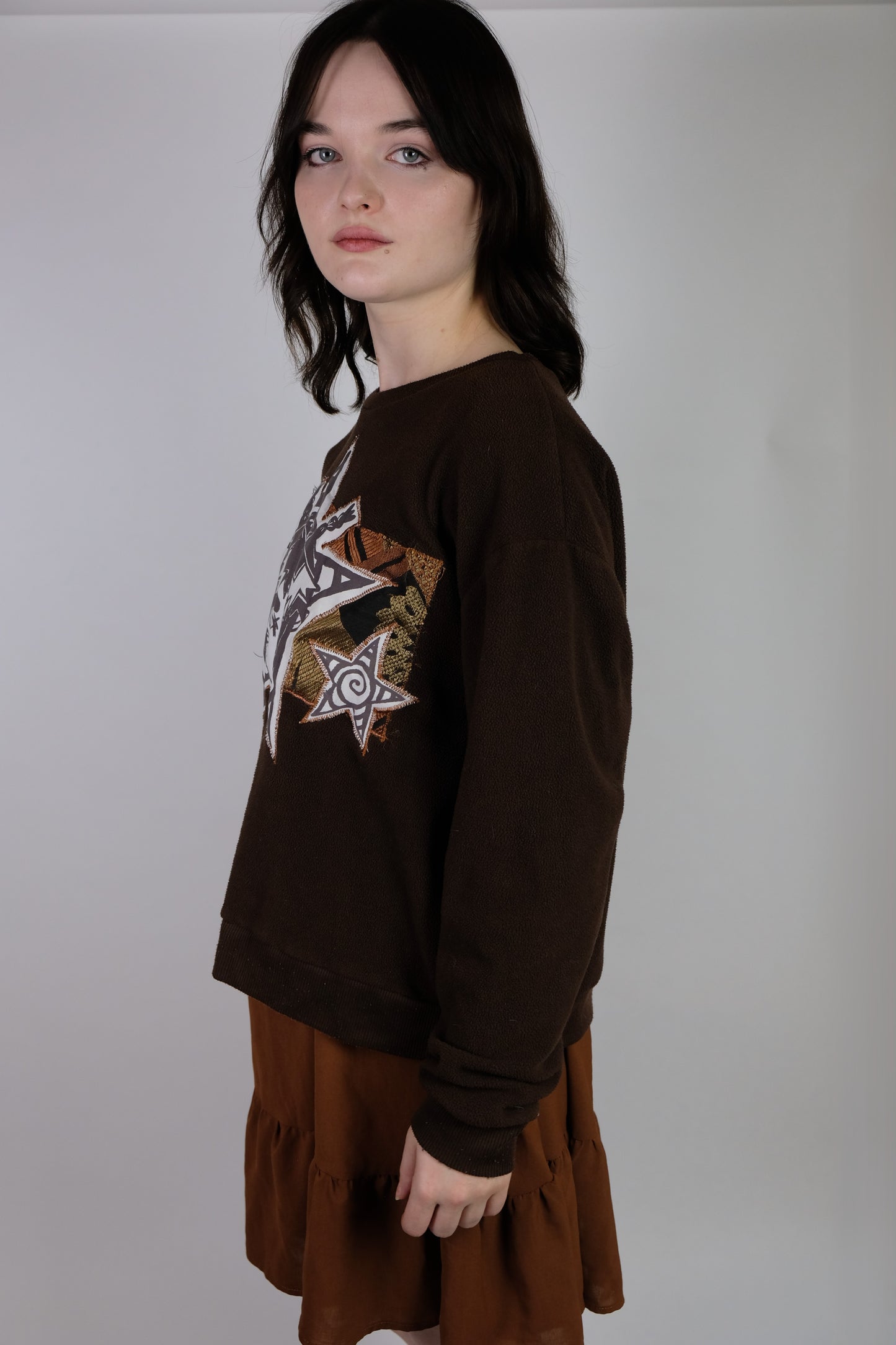 Reworked screenprint jumper- M 10-12