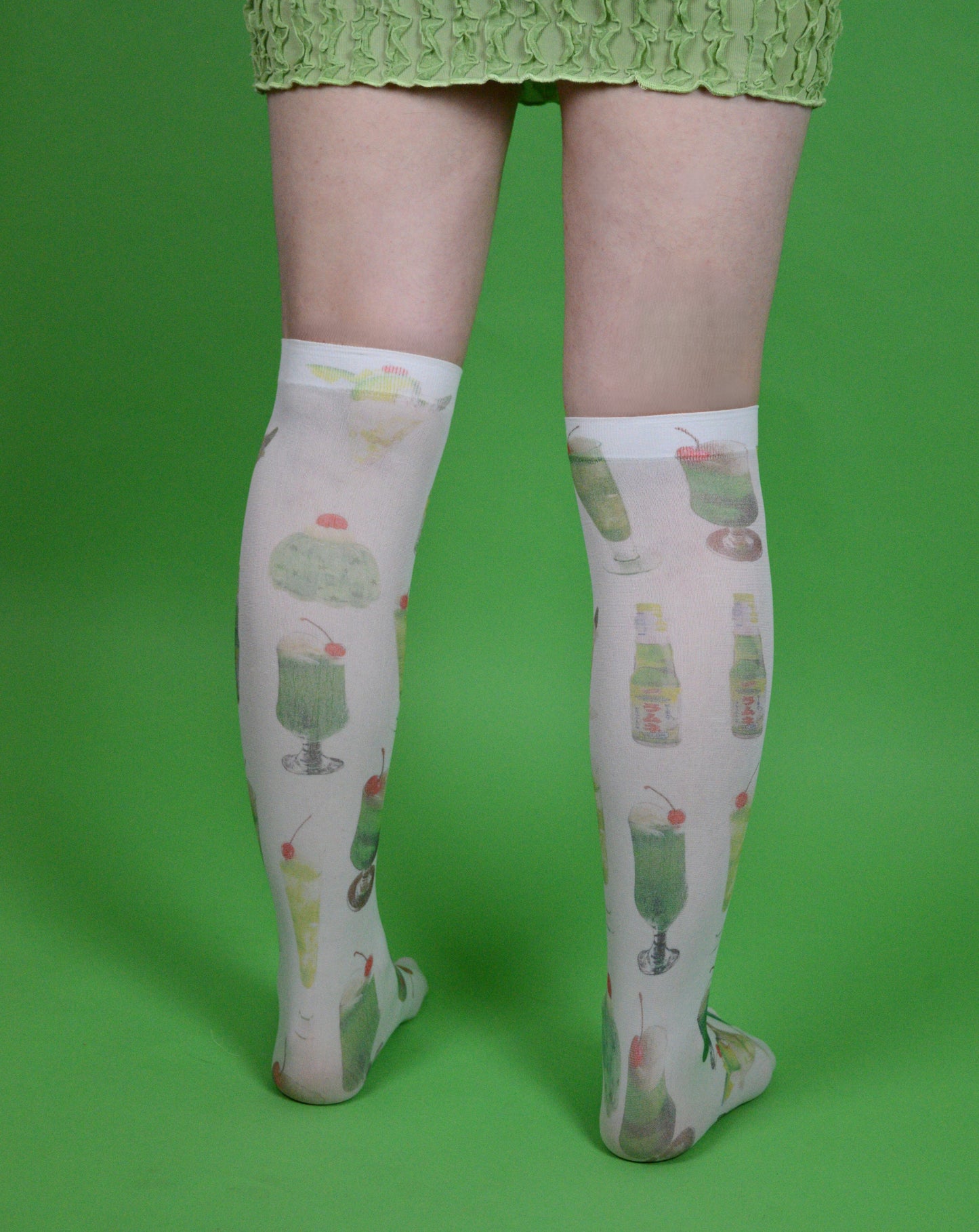 Melon Soda knee Socks (one size)