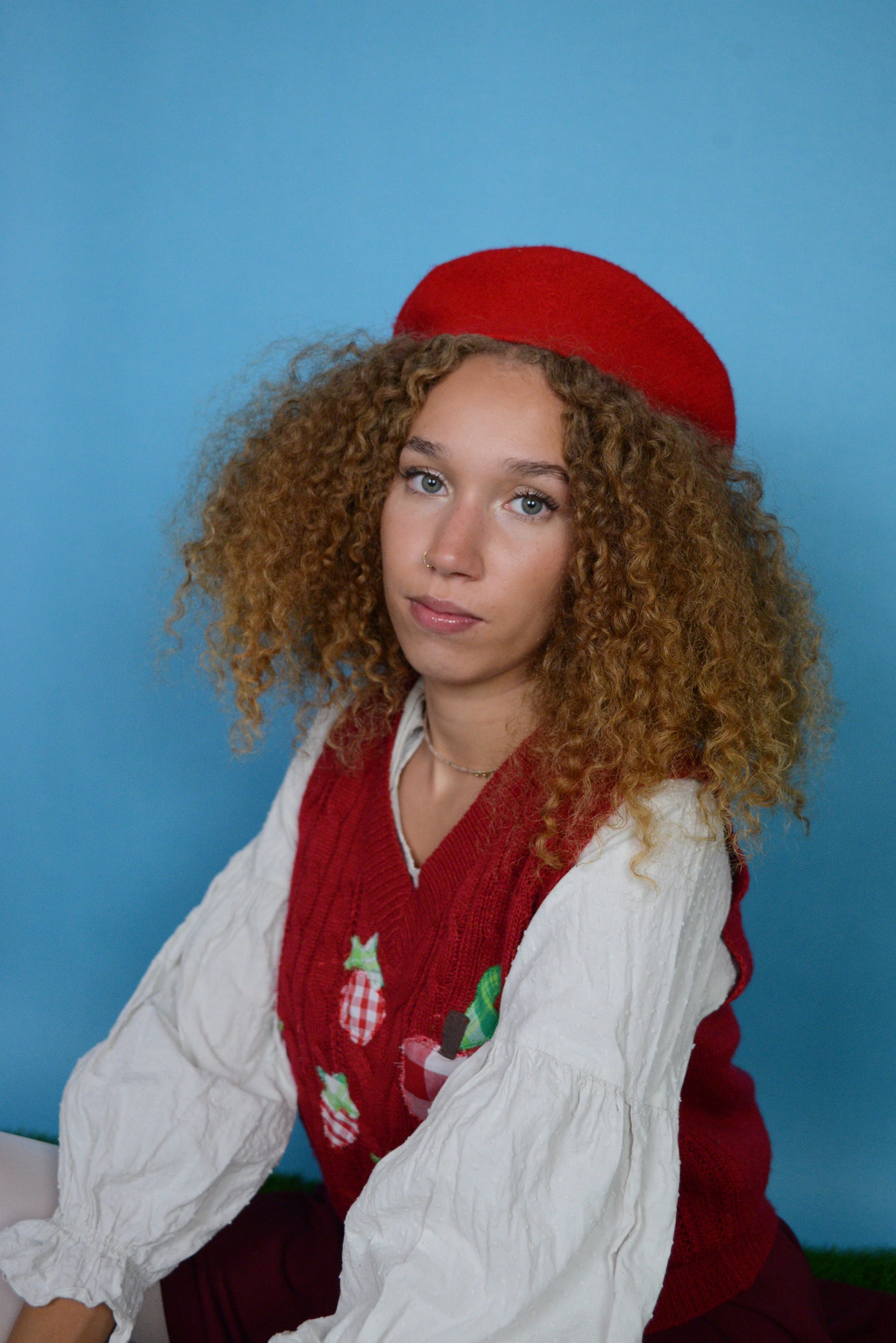 Apple Beret (one size)