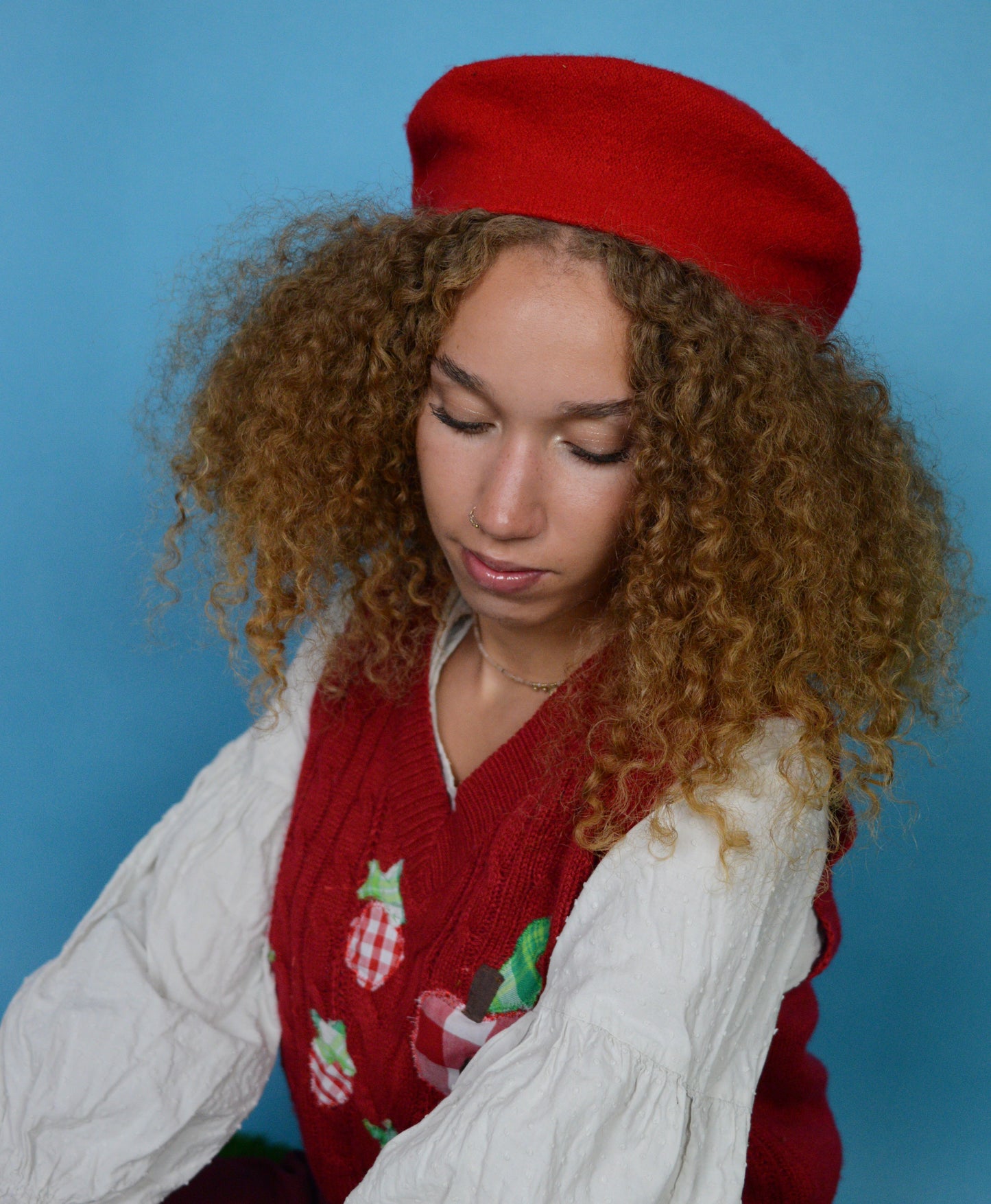 Apple Beret (one size)