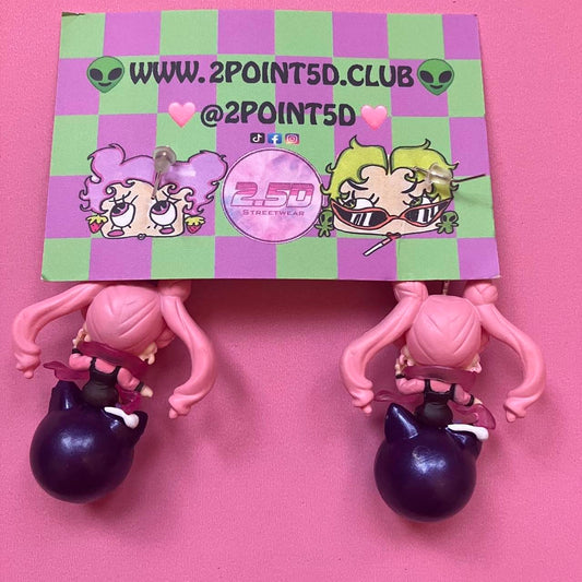 Chibi Moon Earrings