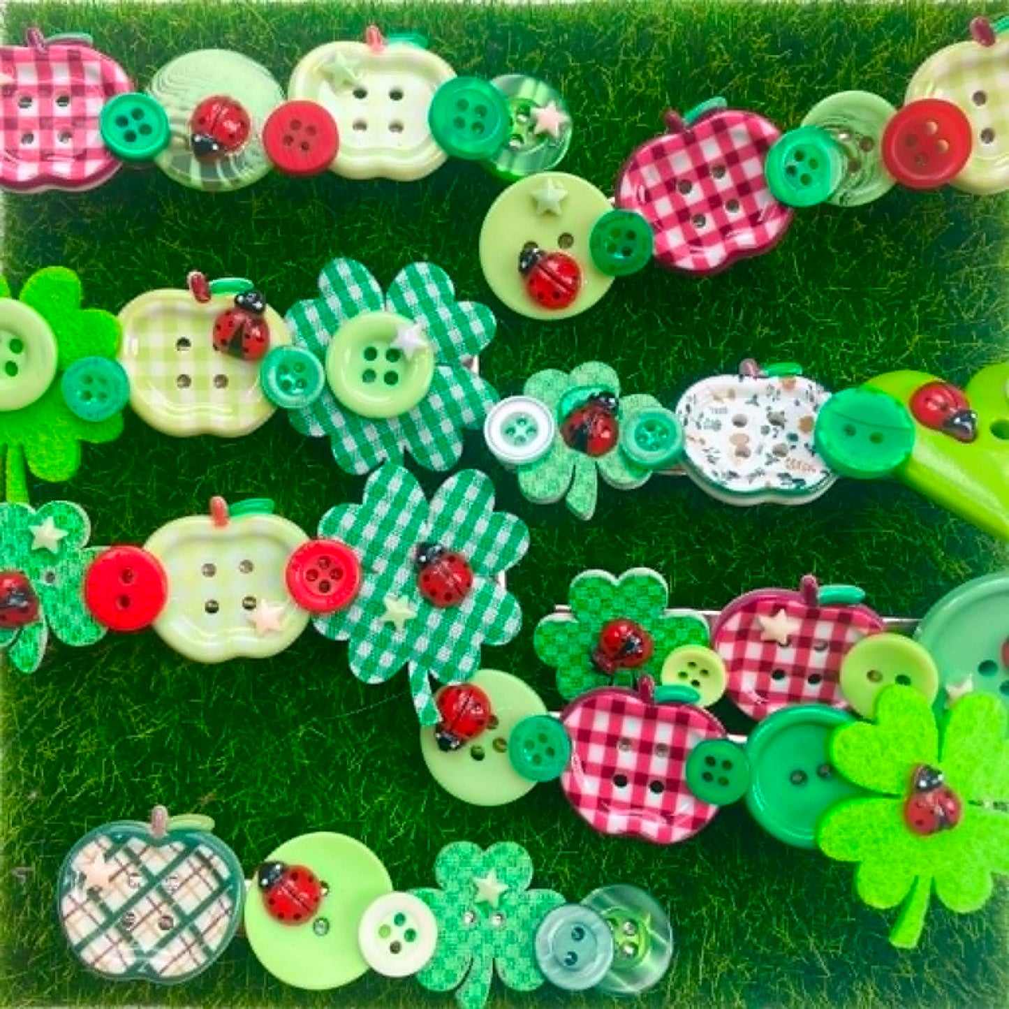 Lucky Bug clips ( 8 designs)