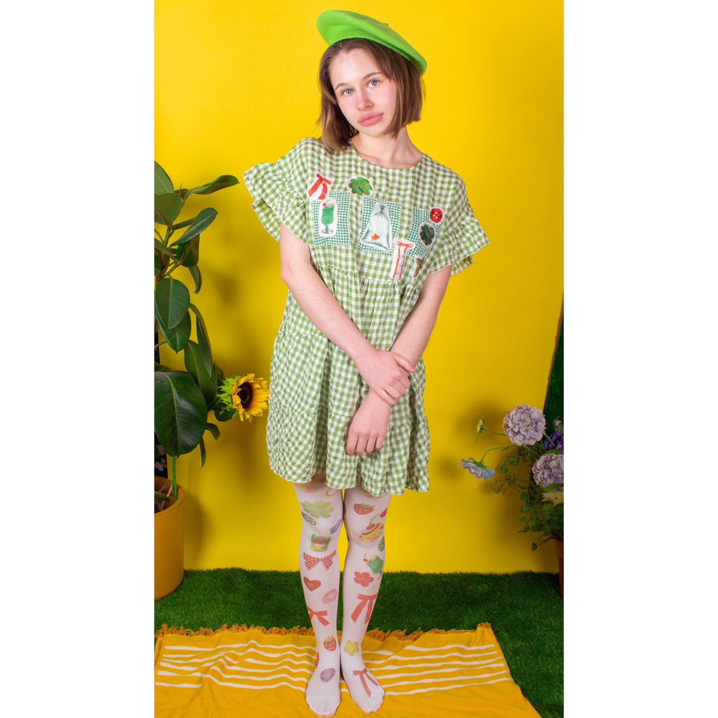 Lucky Day Checker dress- 12-14