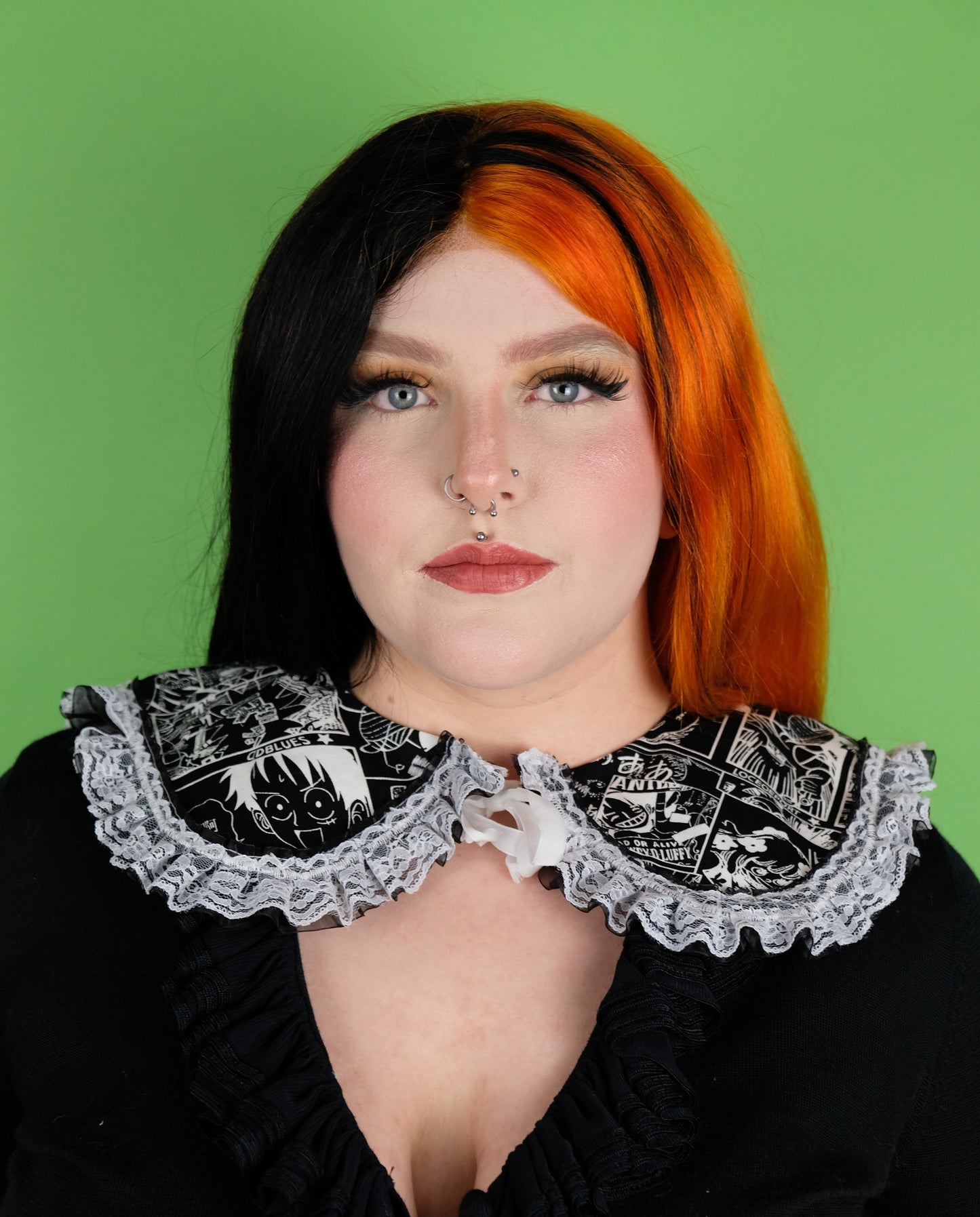 Anime print Sailor Collar