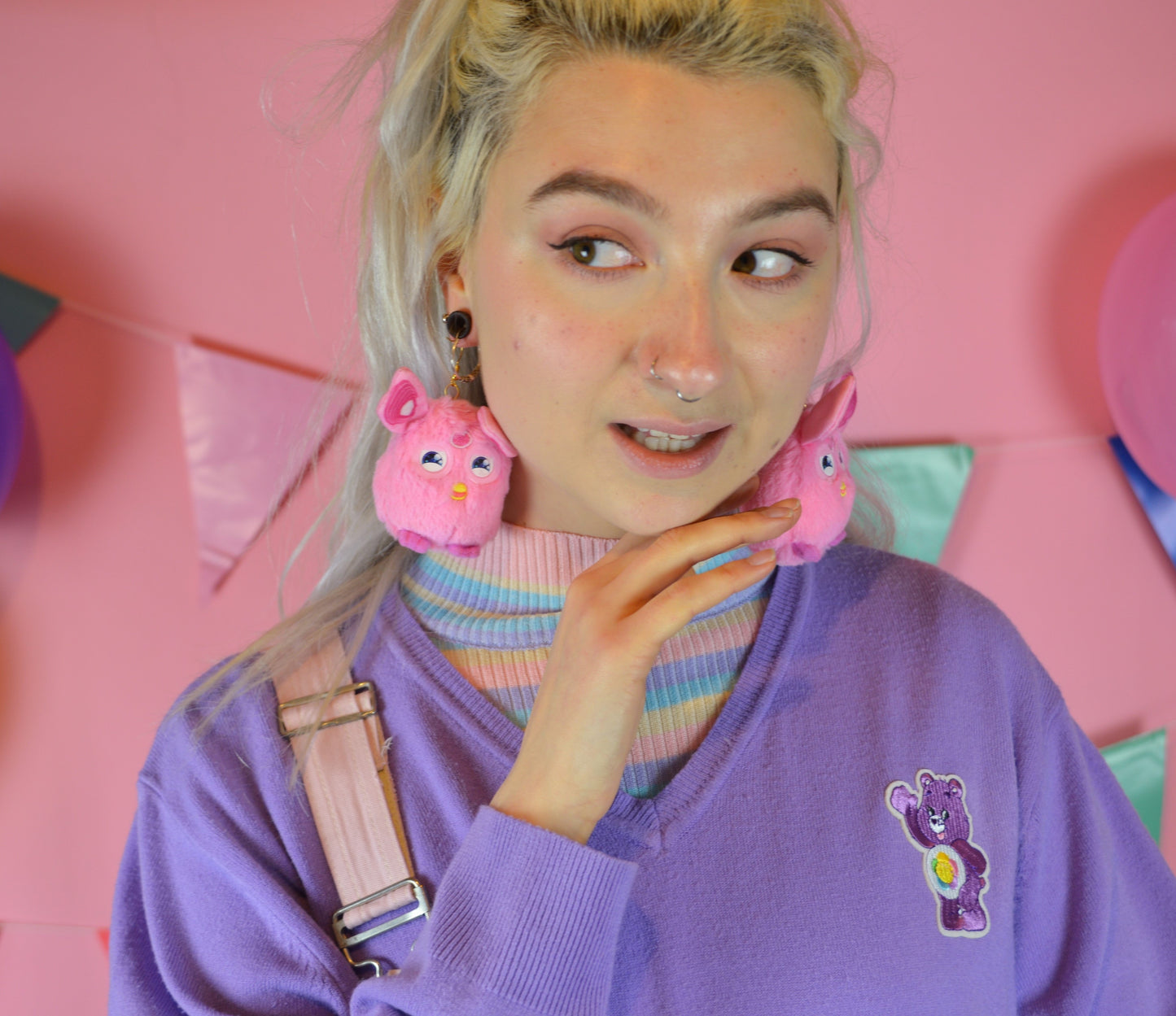 Furby Earrings