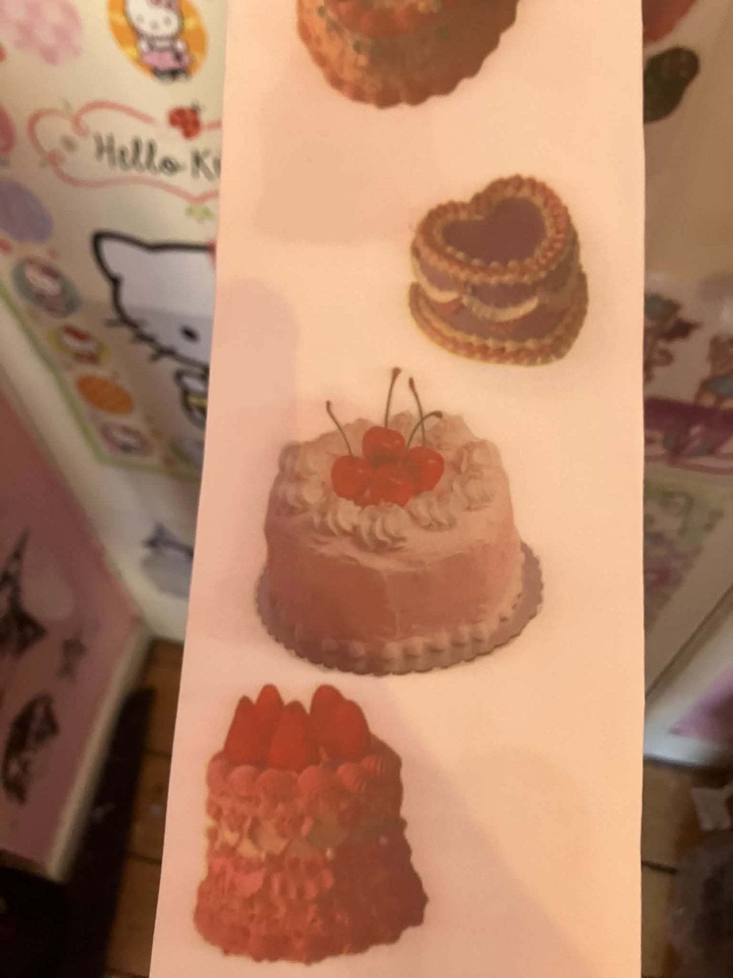 Faded print sale - cakes