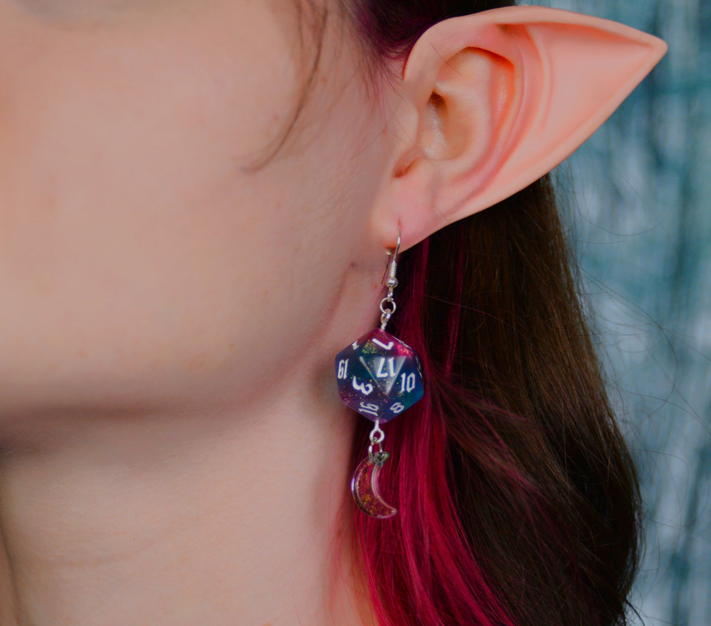 CUSTOM DND EARRINGS- MAGIC + MYSTIC