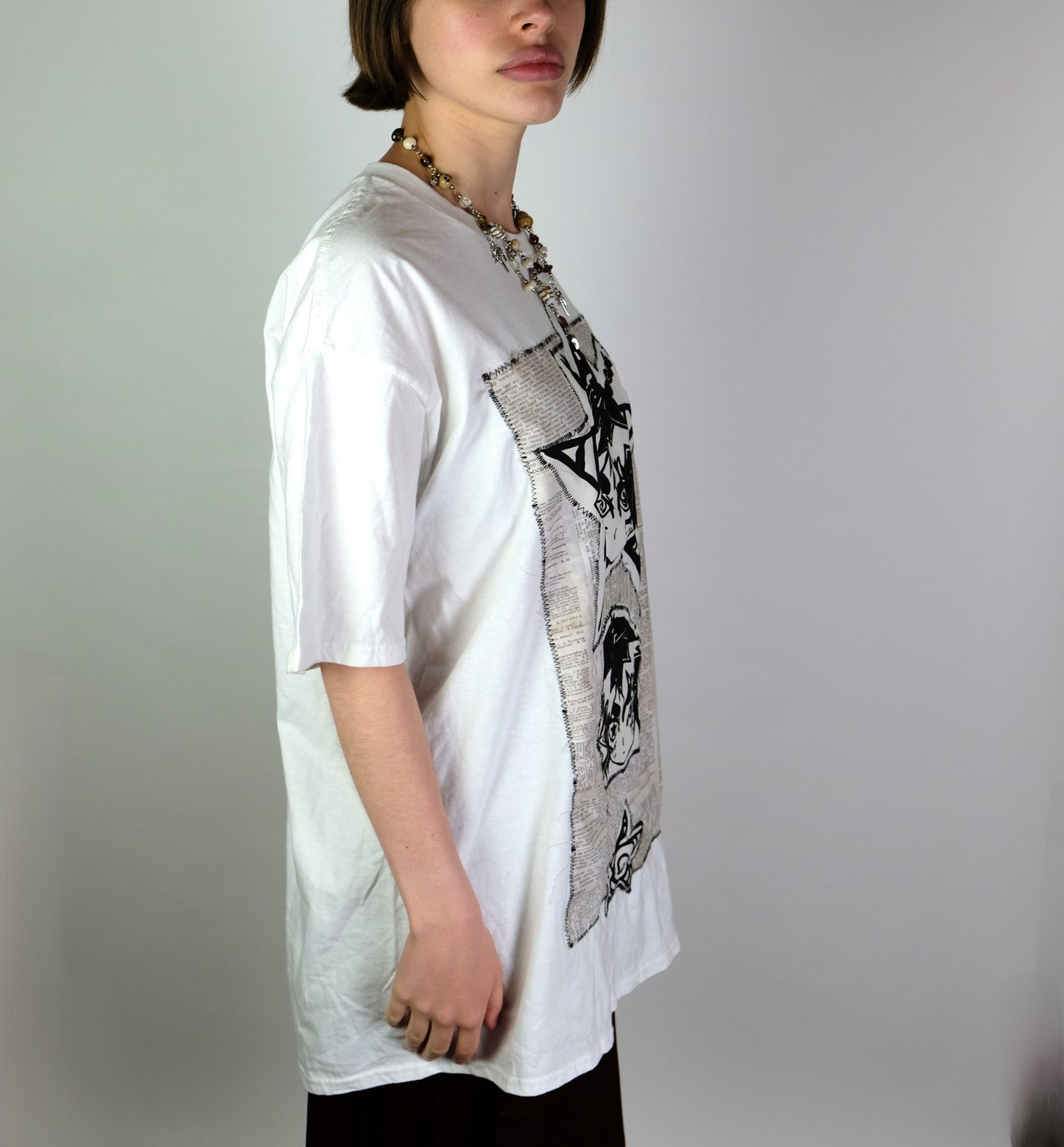 UNISEX Manga screen print tee-  XL