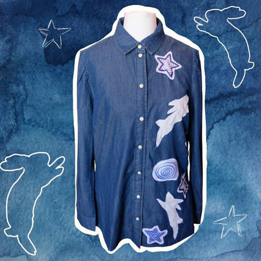 Reworked Bunny Shirt Small 6-8