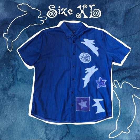 Reworked Blue Bunny shirt XL (18-20)