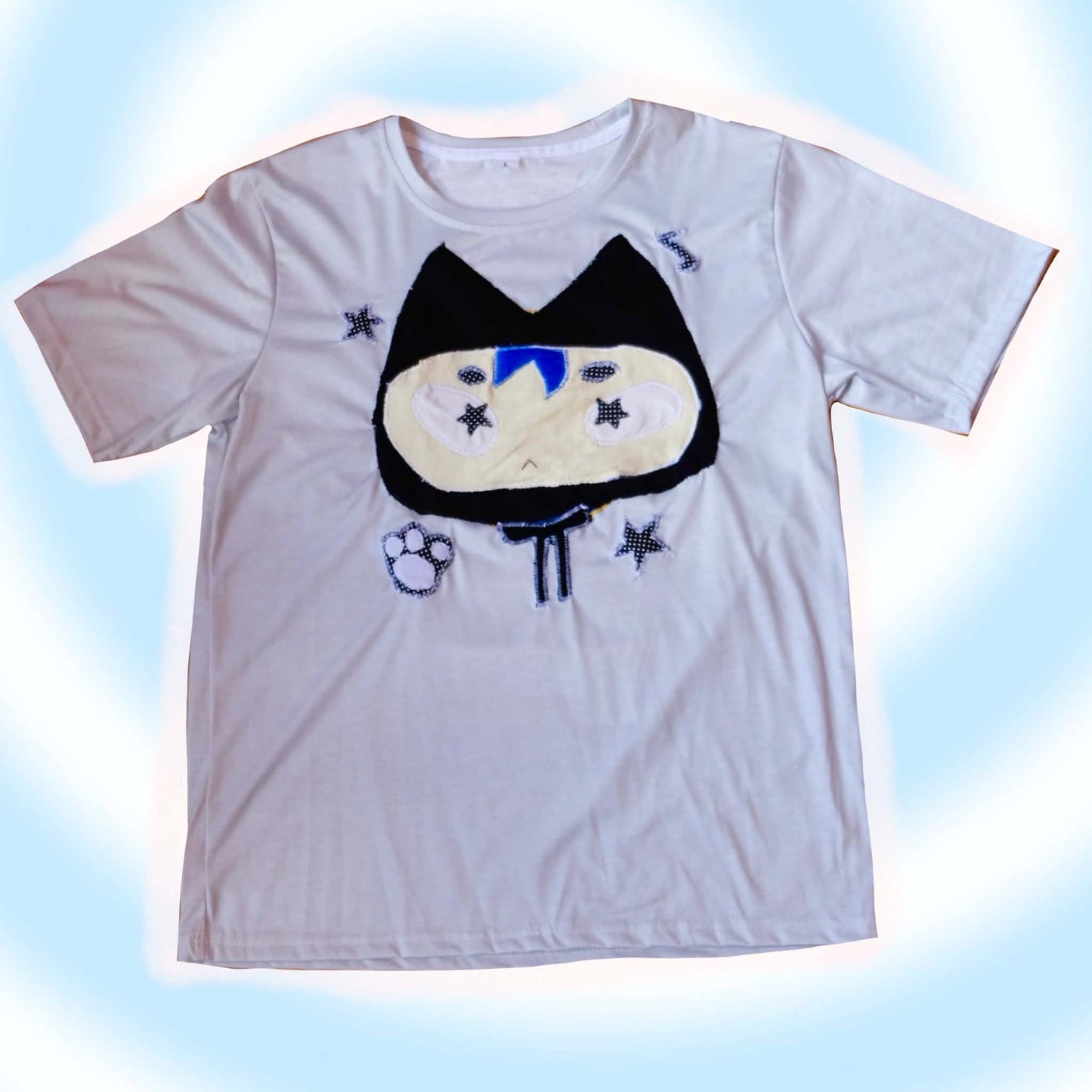 Cat Girl tee- L 14-16