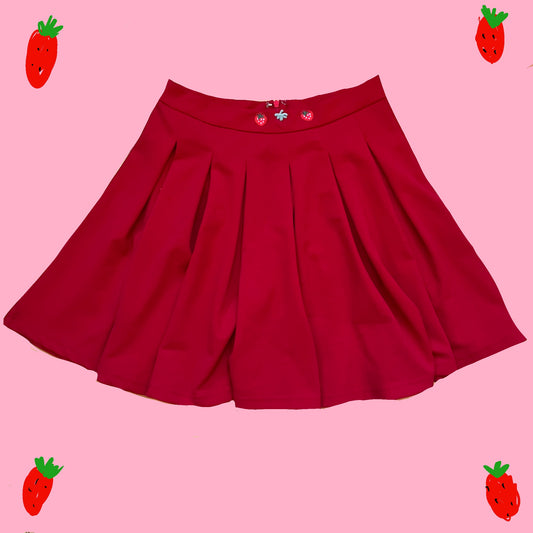 Reworked Strawberry skirt- M/10 SALE ITEM !