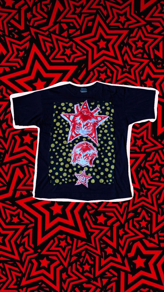 UNISEX Manga Screen print top- L