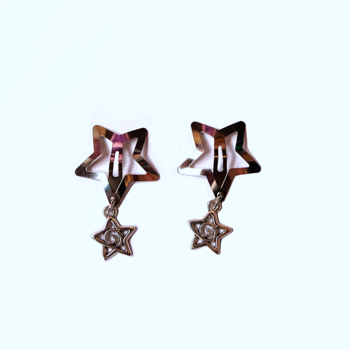 Spiral Star Clips x2