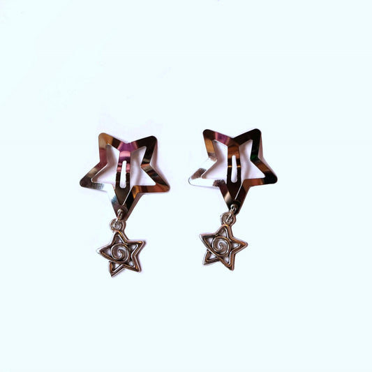 Spiral Star Clips x2