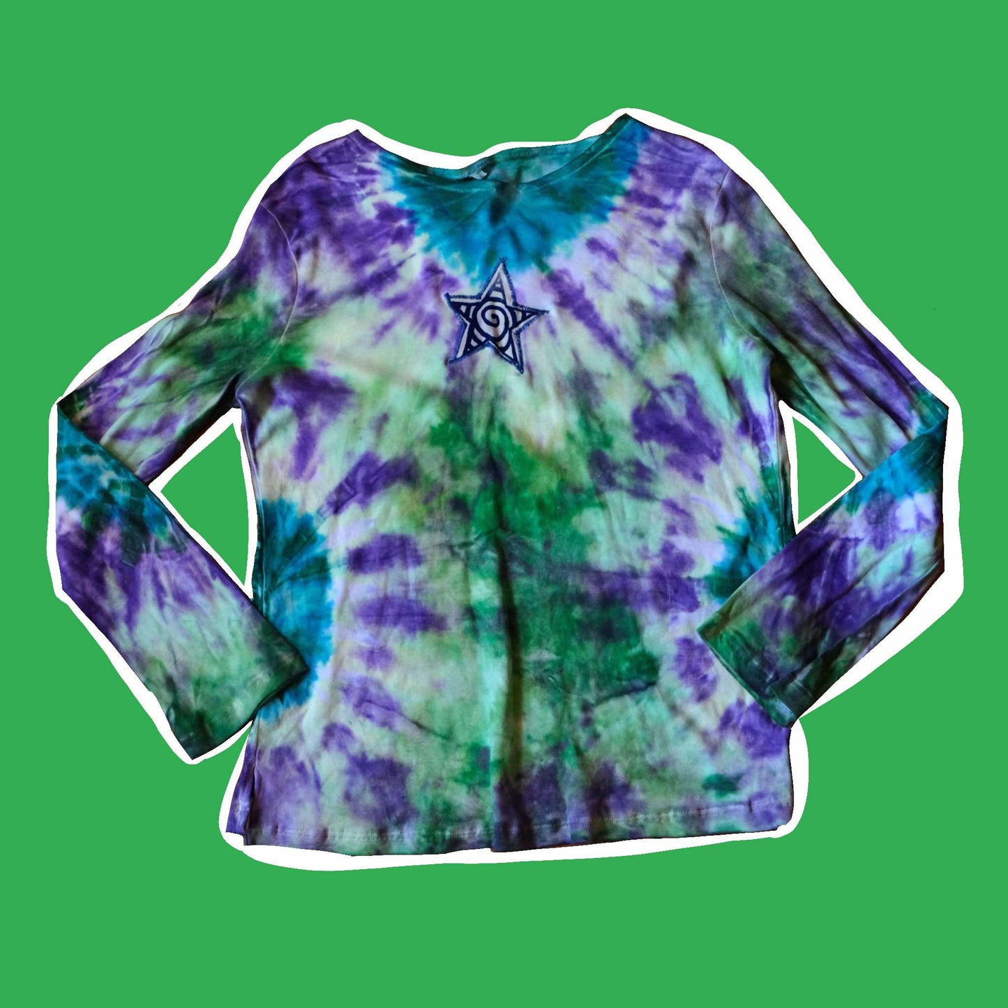 Reworked tie dye star top -14