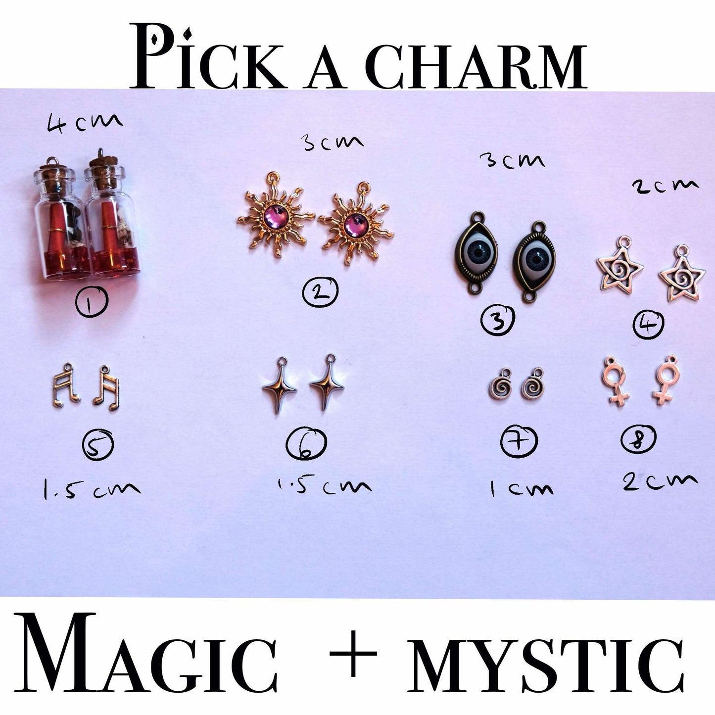 CUSTOM DND EARRINGS- MAGIC + MYSTIC