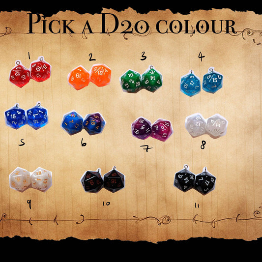 CUSTOM DND EARRINGS- MAGIC + MYSTIC