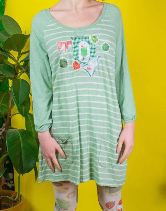 Lucky Day stripe dress- 12-14