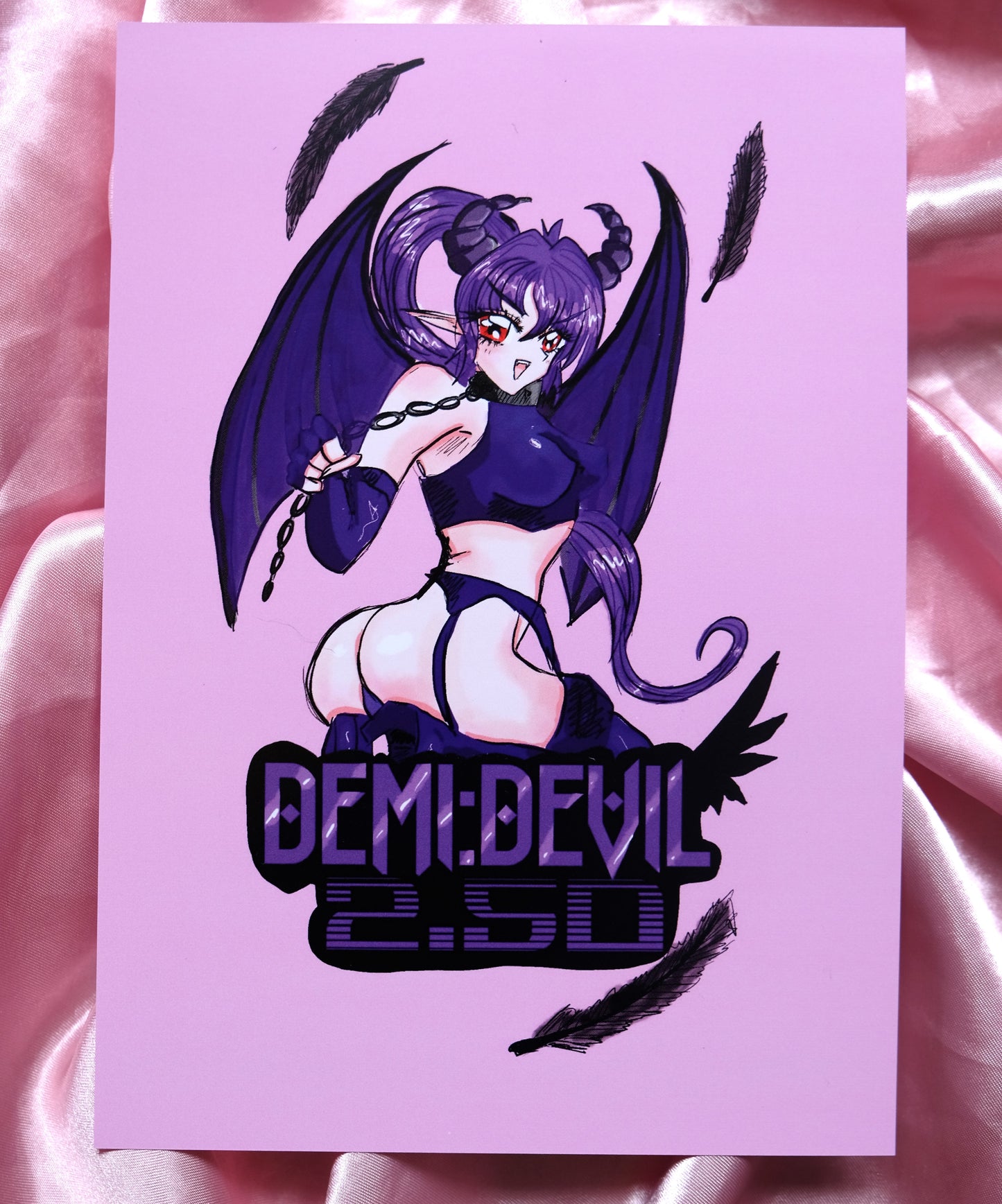 ꒰ა ☆ ໒꒱ Demi Devil A5 print + sticker꒰ა ☆ ໒꒱