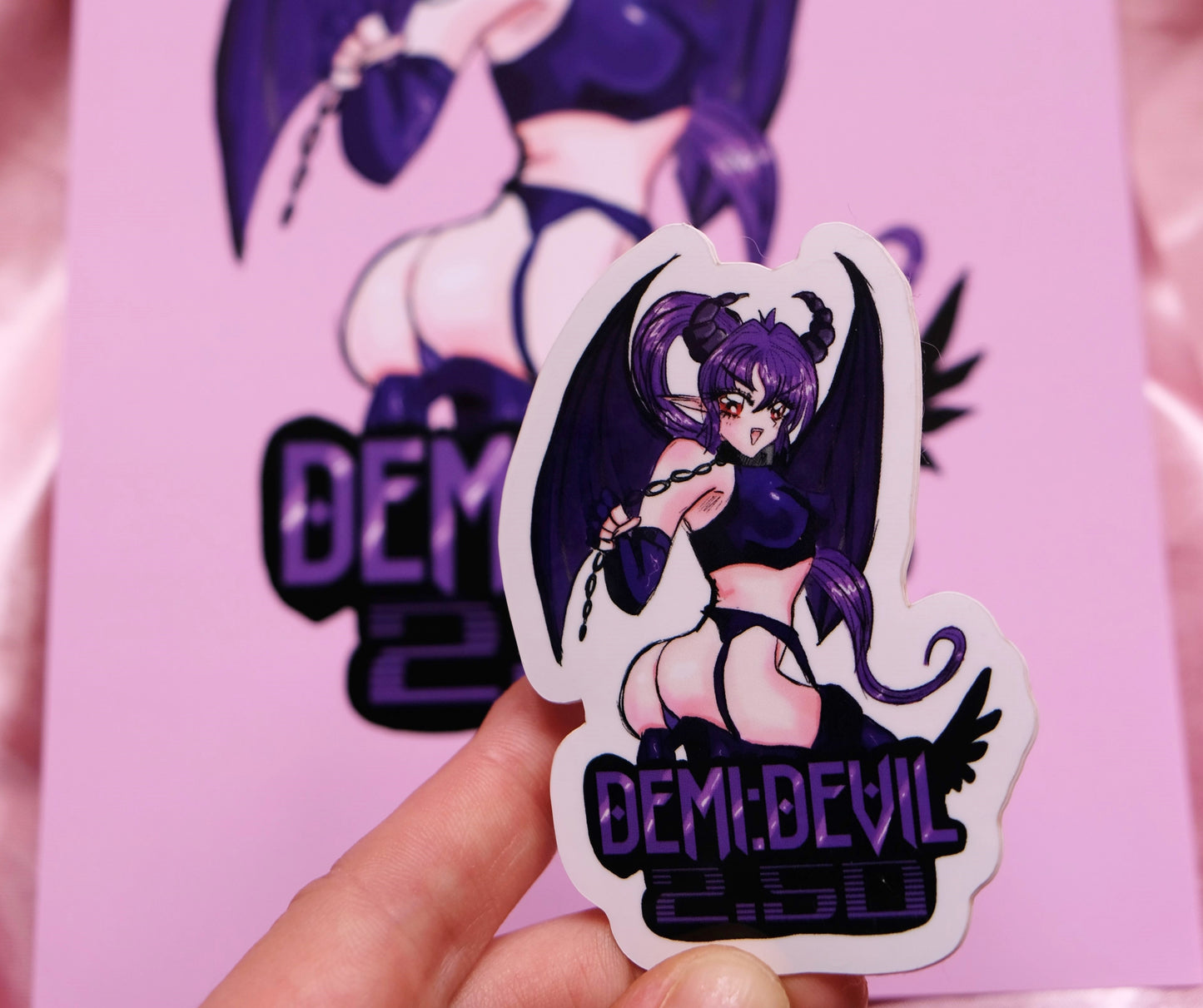 ꒰ა ☆ ໒꒱ Demi Devil sticker꒰ა ☆ ໒꒱