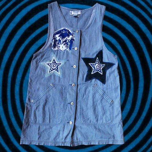 Reworked Denim Dress S 6-8