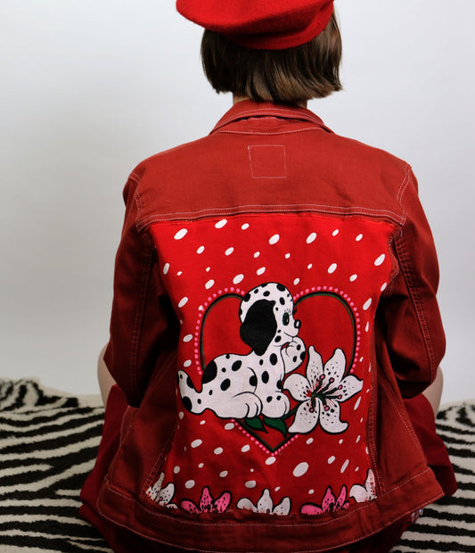 Kitsch Puppy Jacket XL 16 ( Cropped jacket)