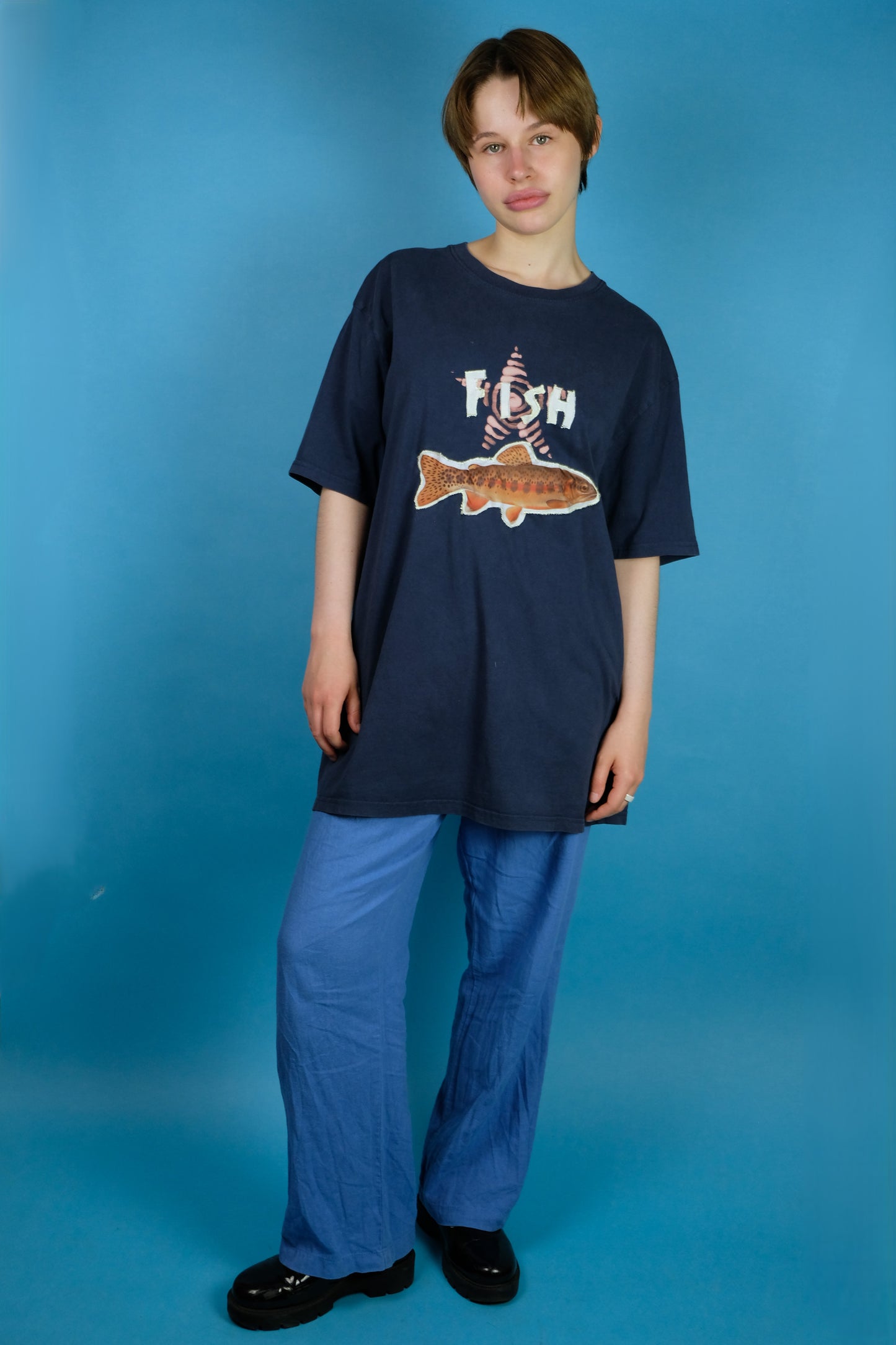 Fish tee XL/ 18- Unisex