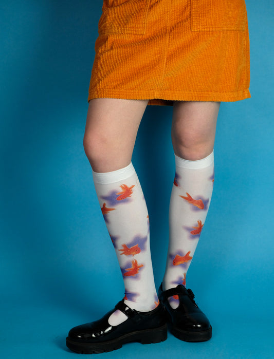 Gold Fish Socks (one size)