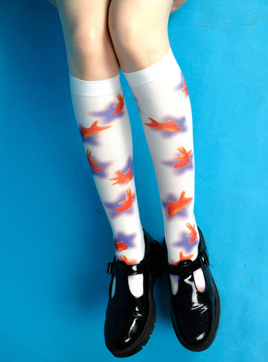 Gold Fish Socks (one size)
