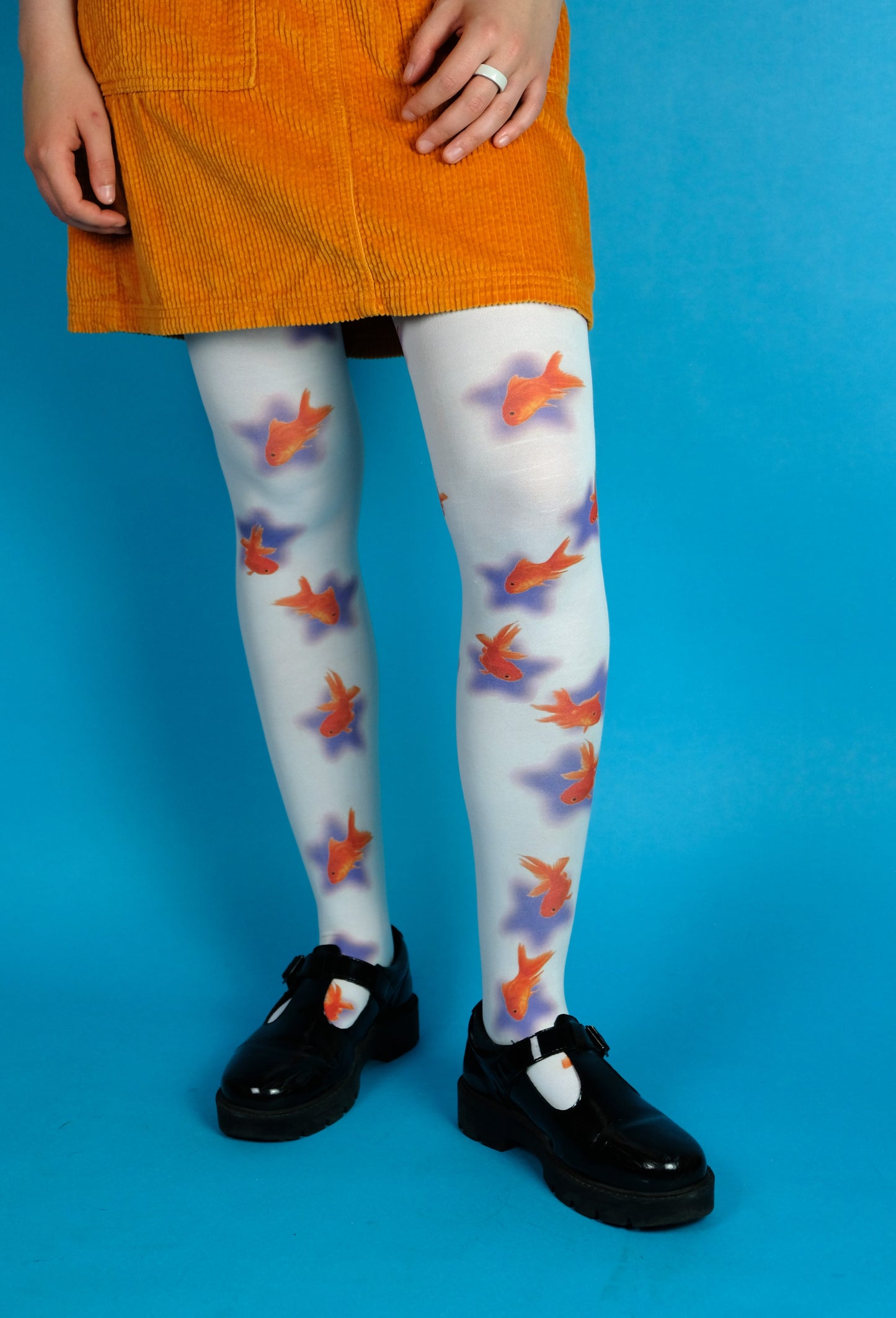 Gold fish tights (S-5XL)