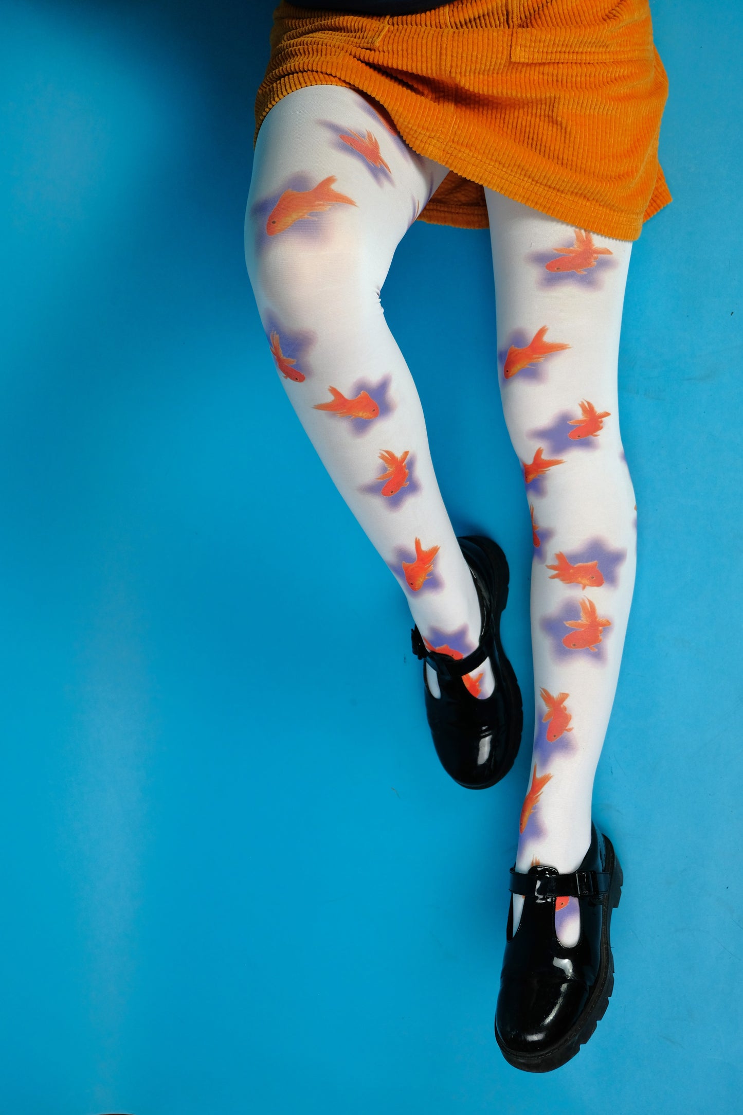 Gold fish tights (S-5XL)