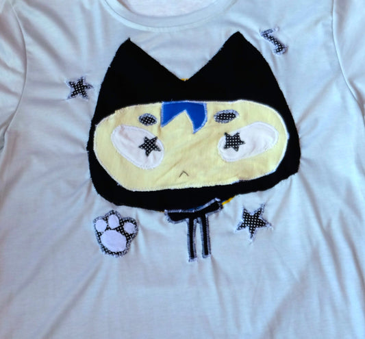 Cat Girl tee- L 14-16