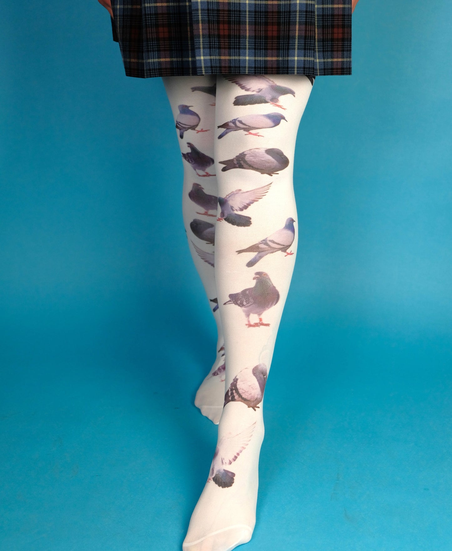 Pigeon Print tights (S-5XL)