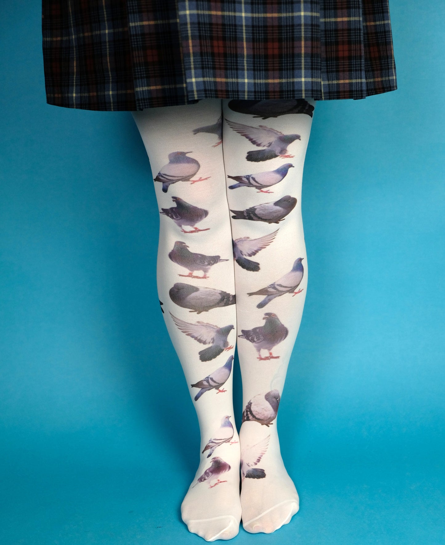 Pigeon Print tights (S-5XL)