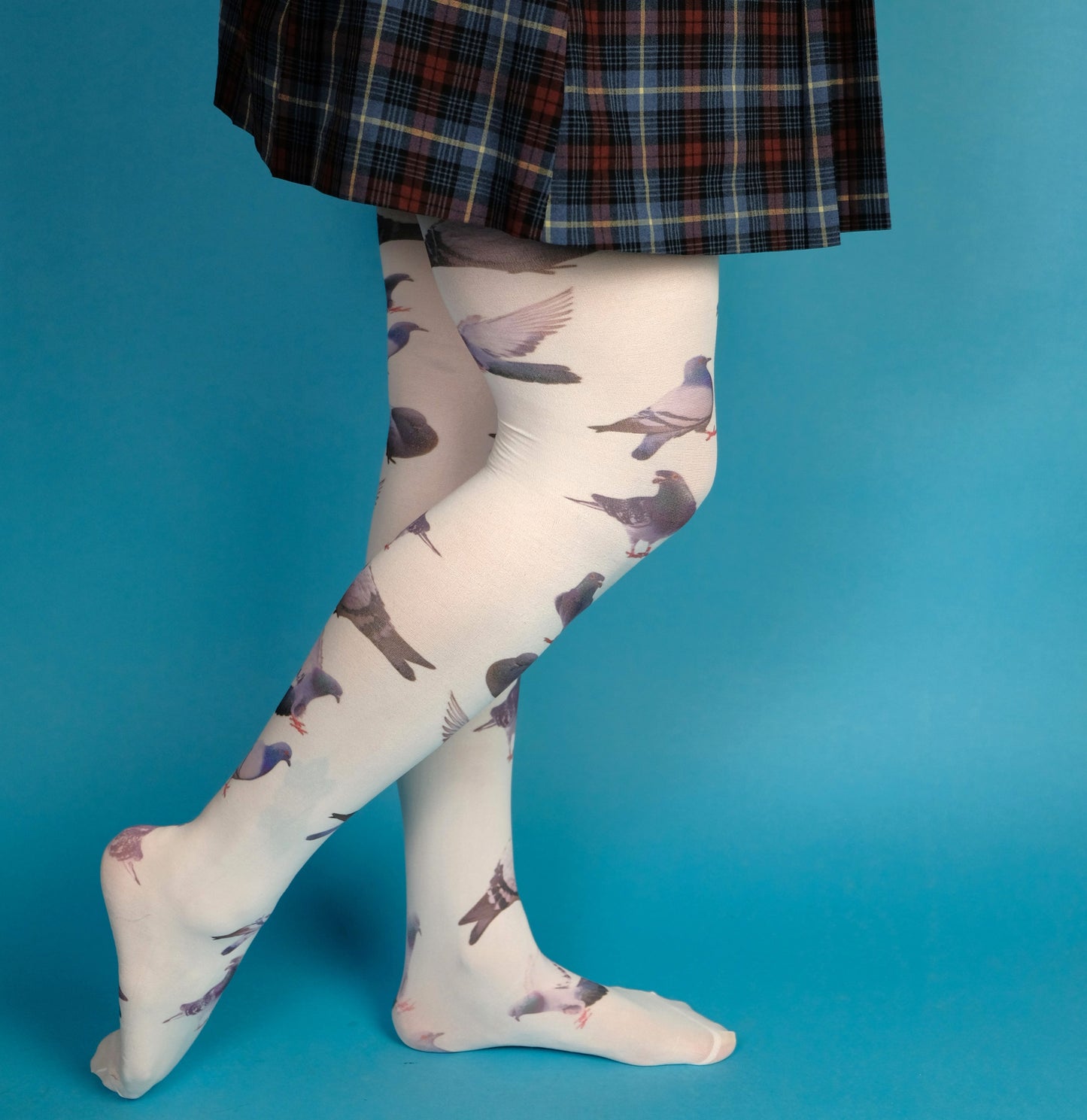 Pigeon Print tights (S-5XL)