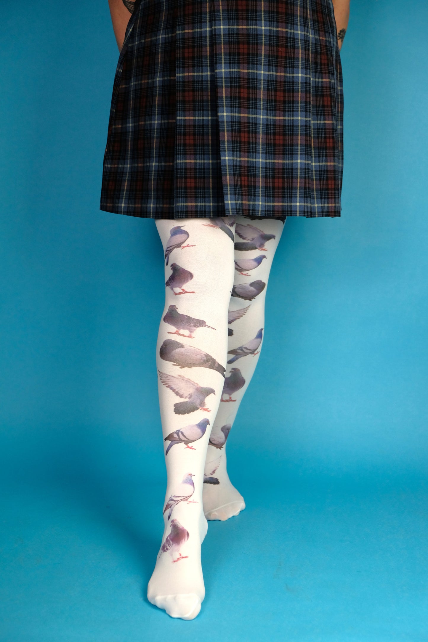 Pigeon Print tights (S-5XL)